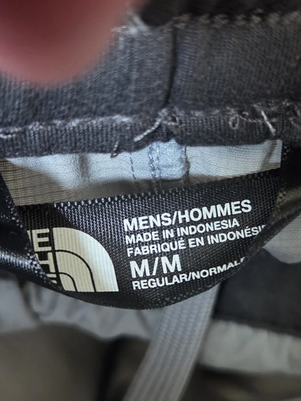 The North Face Men's Gray Elastic Drawstring Waist Shorts Nylon Sz  M Quick-dry